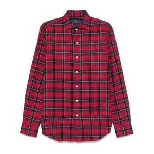 Polo Ralph Lauren Men's Red Classic-Fit Plaid Twill Flannel Shirt Sz 2XLT‎ $138